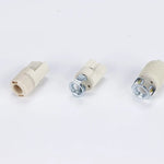 connecteur électrique blanc céramique ridé industriel vis écrou jusqu'à 60w 250v