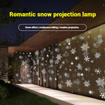 projecteur flocons neige blanc gris bleu violet moderne adhésif extérieur led certifié rohs