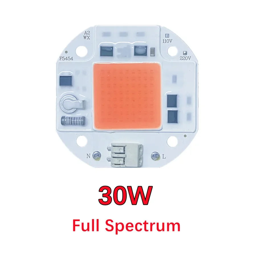 chip led cob 20w 30w 50w blanc blanc chaud connecteurs électriques circuits imprimés modernes