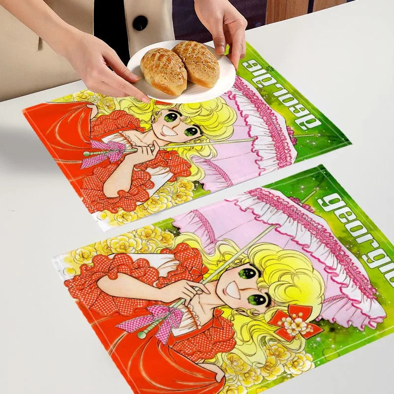 Set de table rectangulaire en lin