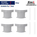 supports drap blancs modernes clips anti dérapants 500 pièces lit familial sécurité maison