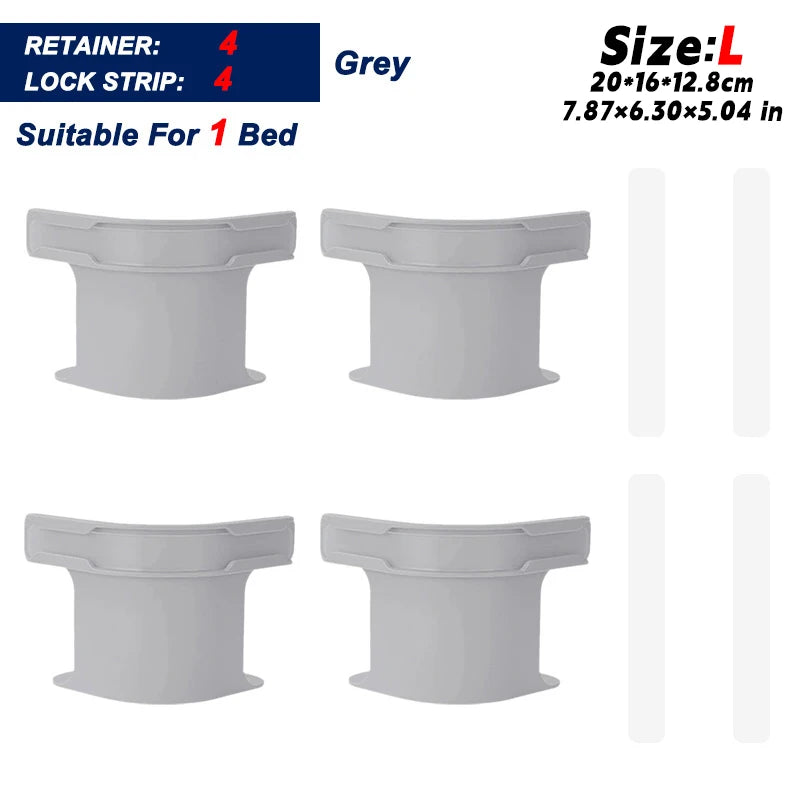 supports drap blancs modernes clips anti dérapants 500 pièces lit familial sécurité maison