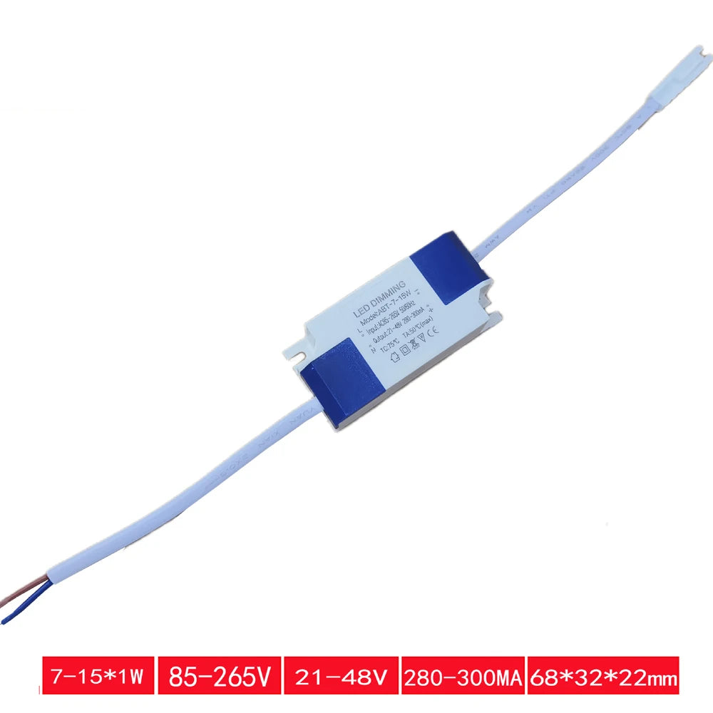 transformateur led 120v 240v blanc bleu moderne 7w 24w 85v 265v 280ma