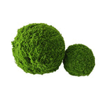 décoration extérieure boules mousse artificielle herbe naturelle accrochées vert texture