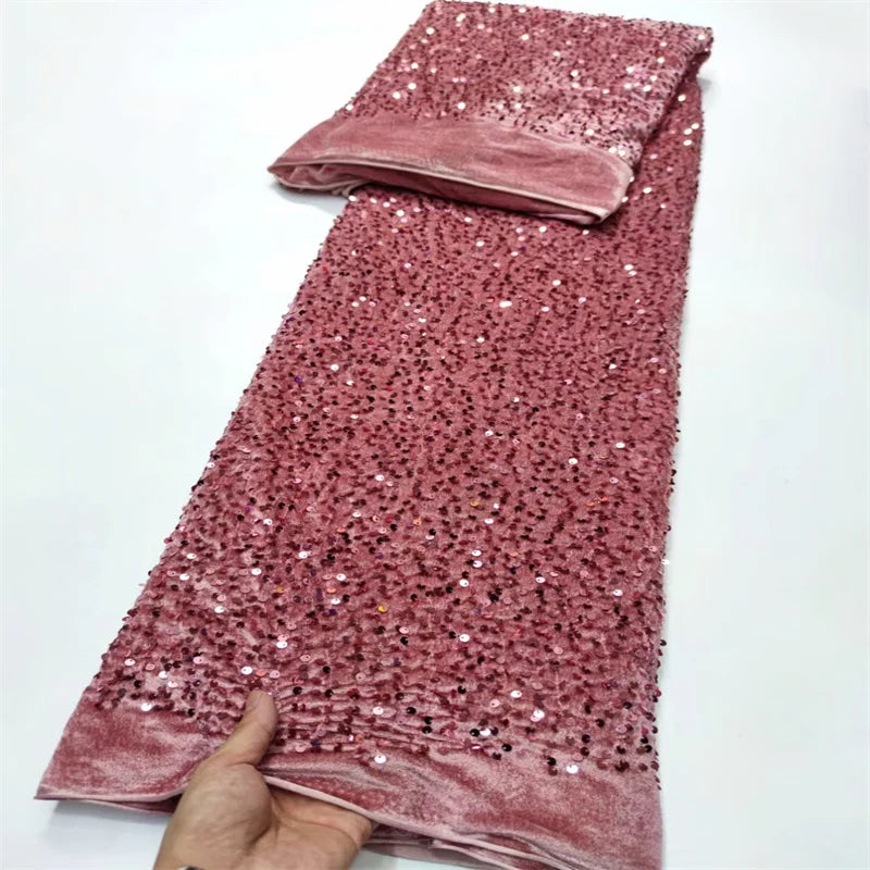 écharpe élégante dentelle velours rouge paillettes broderie trois dimensions mariage