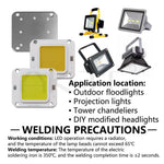 lampe led cob blanc jaune haute luminosité 12v moderne technologie vis aluminium