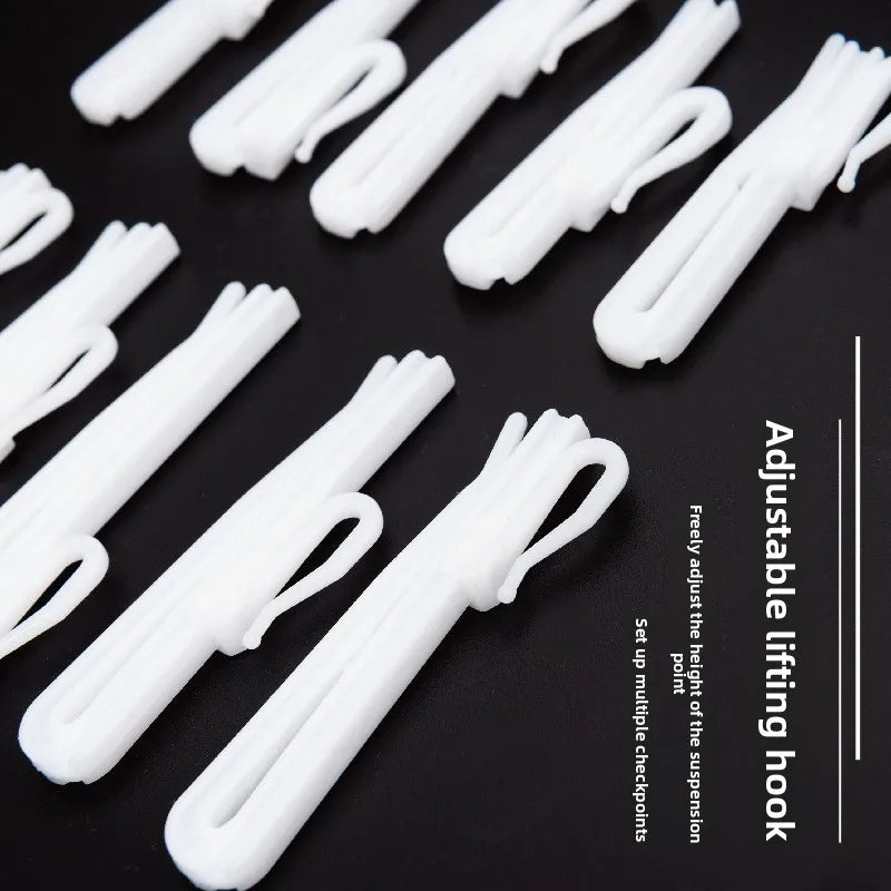 crochet ajustable blanc moderne 8.4cm 7cm réglable tringle rideau plastique décoration maison