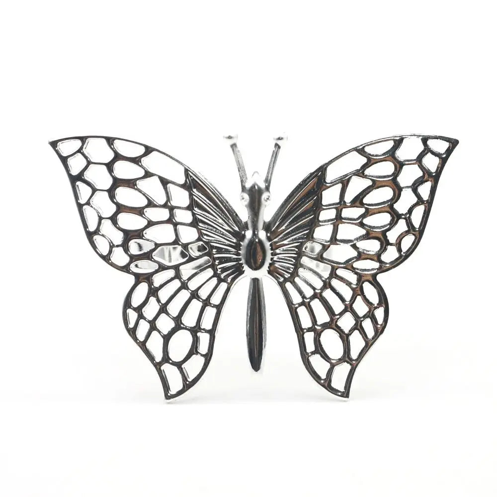 bracelet or papillon ajouré moderne ajustable fantaisie bijou mode respectueux environnement métal