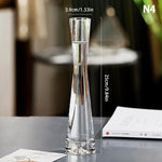 vase verre transparent moderne minimaliste décoration intérieure table chambre mariage
