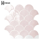 autocollants muraux 3d pvc blanc gris marbré moderne résistants chaleur imperméables carreaux mur