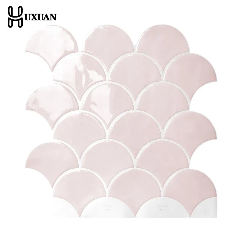 autocollants muraux 3d pvc blanc gris marbré moderne résistants chaleur imperméables carreaux mur