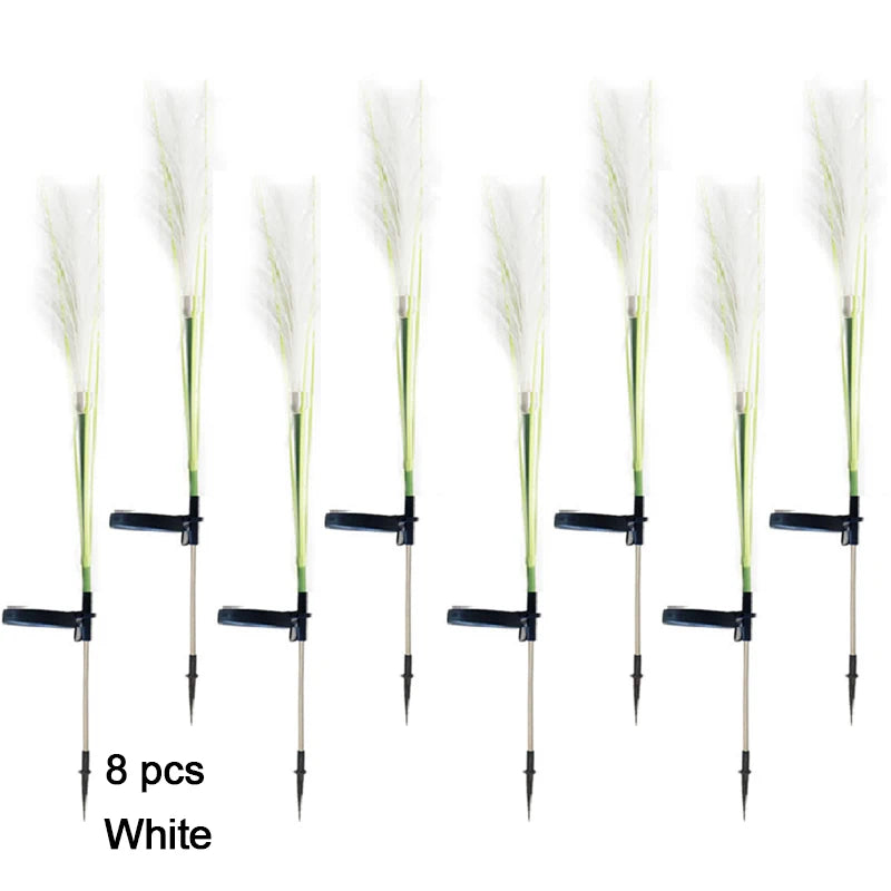 lumière artificielle verte feuilles blanches lumineuses moderne vacancesextérieur decoration solaire ip65 abs led