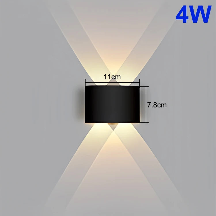applique murale moderne led noir jaune lumiere mur triangulaire minimaliste fixee mur points lumineux