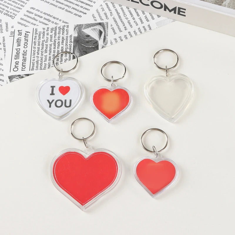 porte clés transparent moderne imprimé ❤️ You étoile super dad anneau métallique
