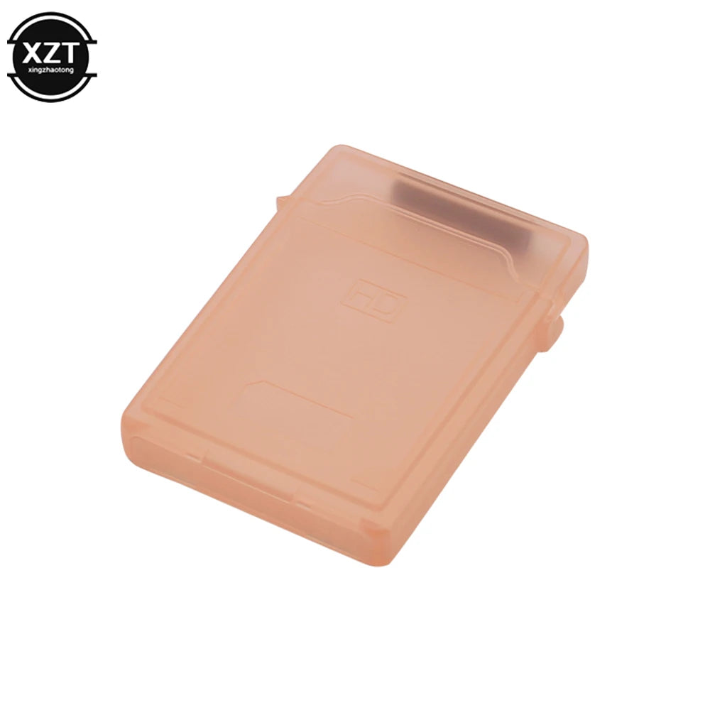 boîte rangement disque dur pratique moderne vert orange bleu gris blanc poignée câble usbclé