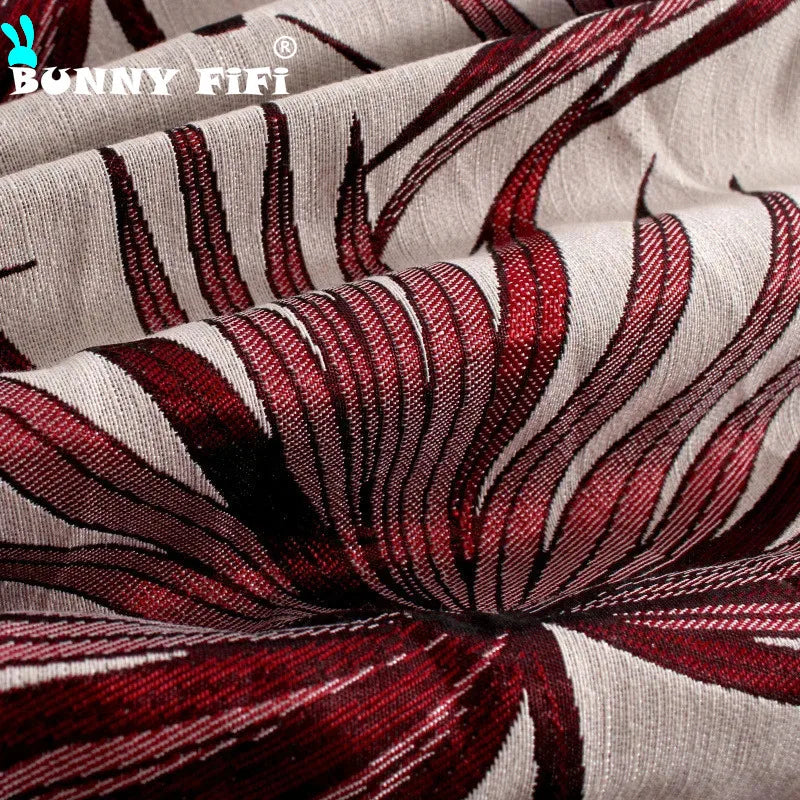 housse coussin carré feuilles palmier polyester coton moderne bleu vert gris rouge nouvelle année