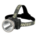 lampe frontale rechargeable led noire argentée ipx4 5200mah type modernisée adjustable