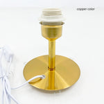 support lampe table moderne cable electrique douille e27 vase ceramique