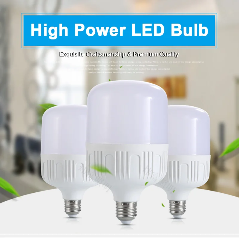 ampoule led e27 15w 20w 30w 40w 50w blanc grille moderne refroidissement 50000h