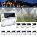 lampe solaire murale led argentée ip44 moderne autonome contrôle tactile
