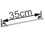 porte serviettes mural or chrome lisse brillant classique vis fixé serviette blanche