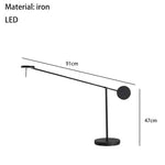 lampe suspension moderne minimaliste fixation mur noir éclairage quotidien chambre cuisine salle manger