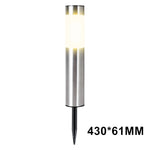lumière solaire led moderne jardin extérieur blanc argent adhésif ip55 inoxydable