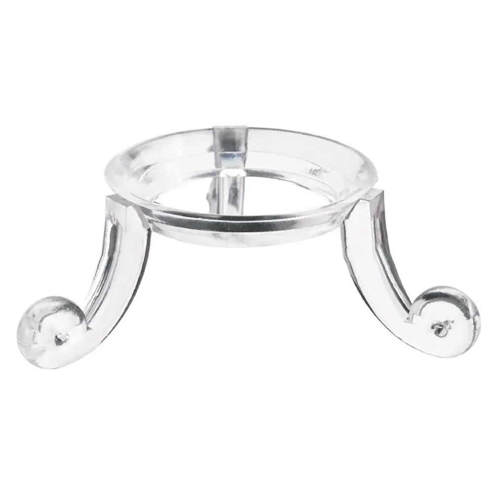 support transparent acrylique boule verre clip base décoration maison vintage ornemental