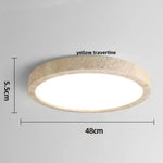 plafonnier led moderne minimaliste texture granulaire beige gris clair opacité murale interrupteur tactile