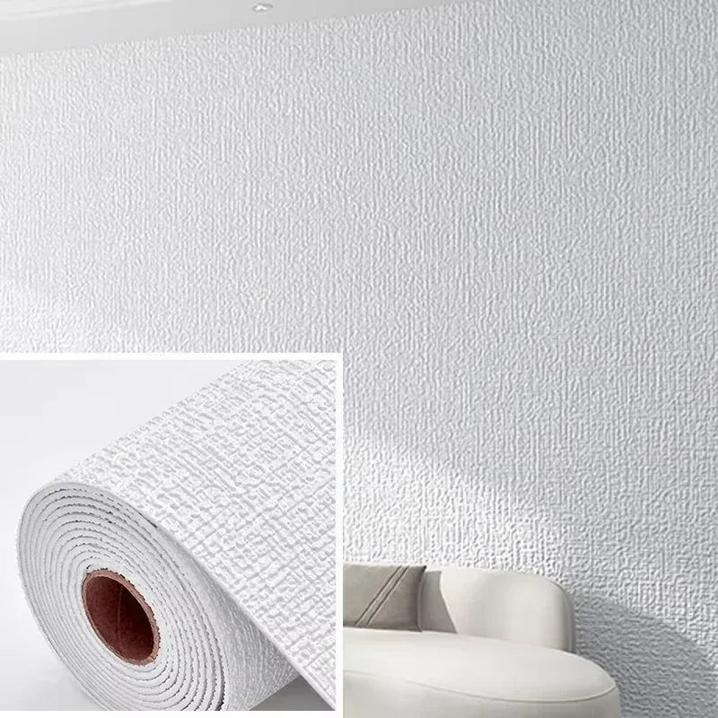 papier peint auto adhésif moderne texture lin verte beige rose blanc imperméable