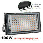 lampe croissance led full spectrum 50w 100w 200w 300w noir clips moderne