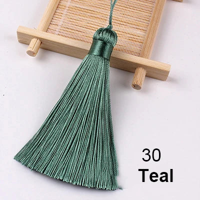 lot pompons soie cordons rideaux décoration couture artisanale
