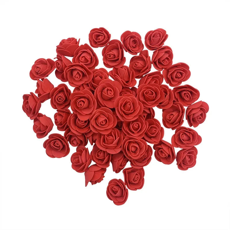 décoration mariage intérieur fleurs artificielles multicolores roses relief festive maison cadeaux anniversaire