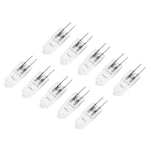 ampoules halogènes transparentes opalescentes blanc chaud 10w 20w 35w g4 10000h classique