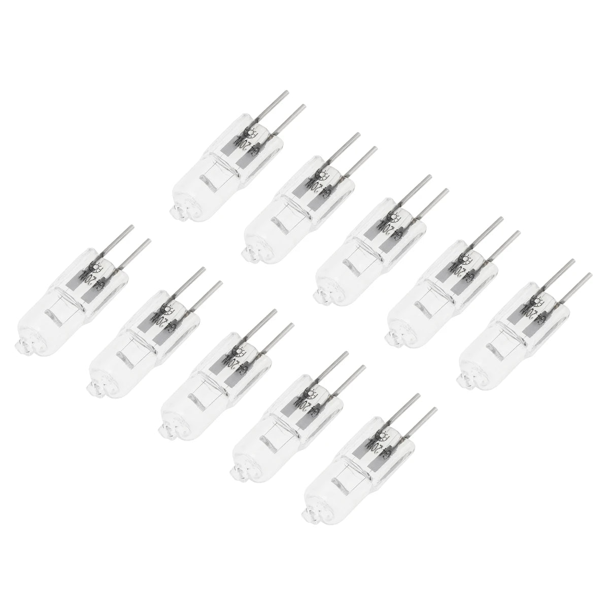 ampoules halogènes transparentes opalescentes blanc chaud 10w 20w 35w g4 10000h classique