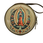 boîte rangement métal zipper illustrations religieuses saints coeurs sacrés multi usages opaques