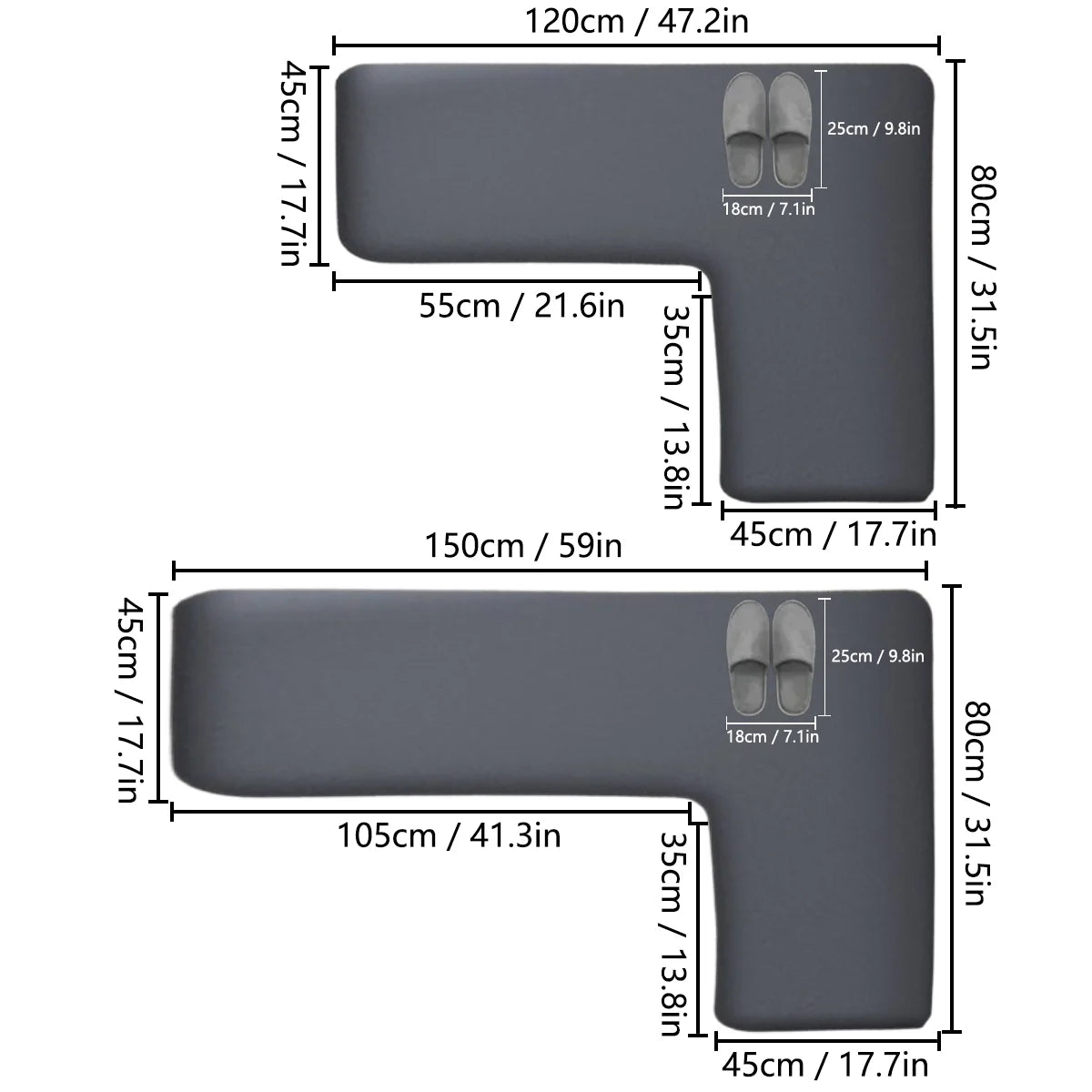 tapis cuisine noir gris motif fleurs absorbant doux moderne intérieur 120cm 80cm