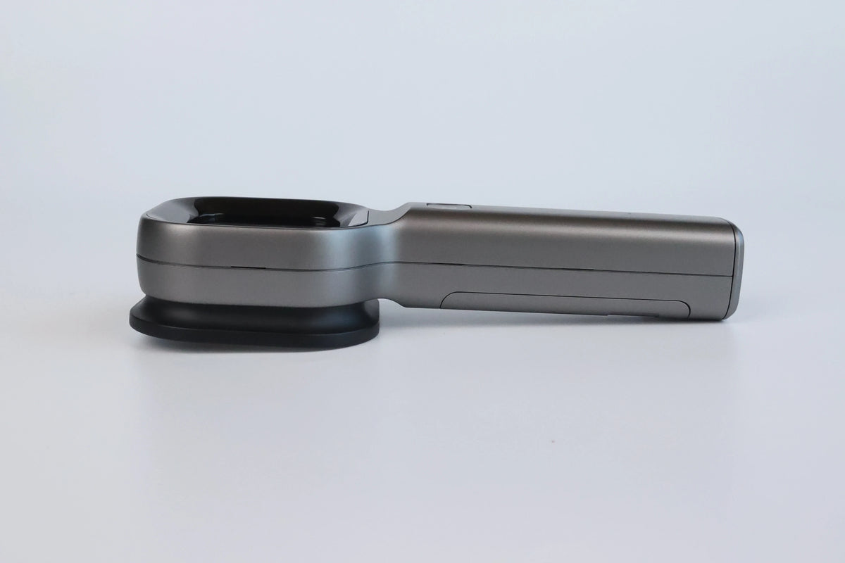 lampe portable diagnostic cutané animaux compagnie rechargeable usb gris moderne technologique