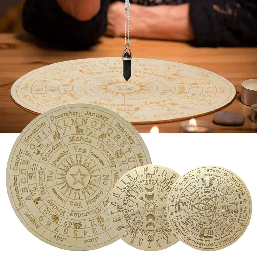 planches divination bois gravé pentacle astrologique lettres chiffres symboles métaphysique opaque