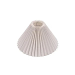 lampe table moderne abat jour plissé rouge blanc vert beige bleu clair rose noir