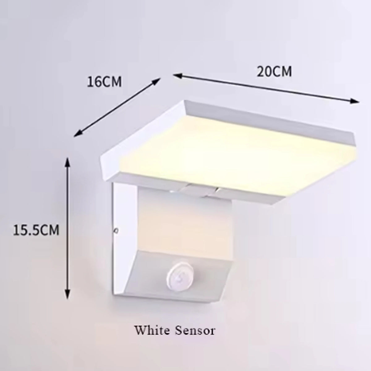 lampe murale détecteur mouvement noir moderne led ip65 étanche 2492000lm 110240v