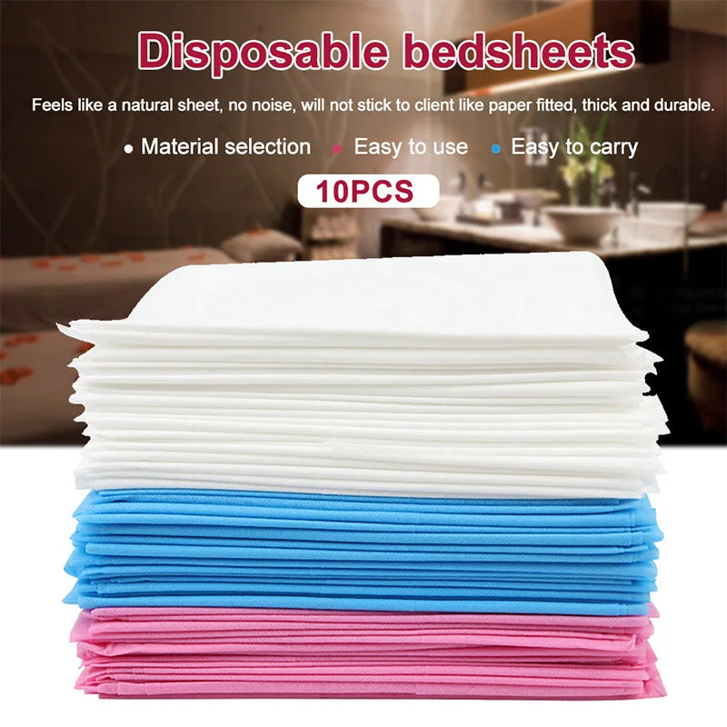 draps jetables non tissés blanc rose bleu professionnels hygiéniques tables massage adultes