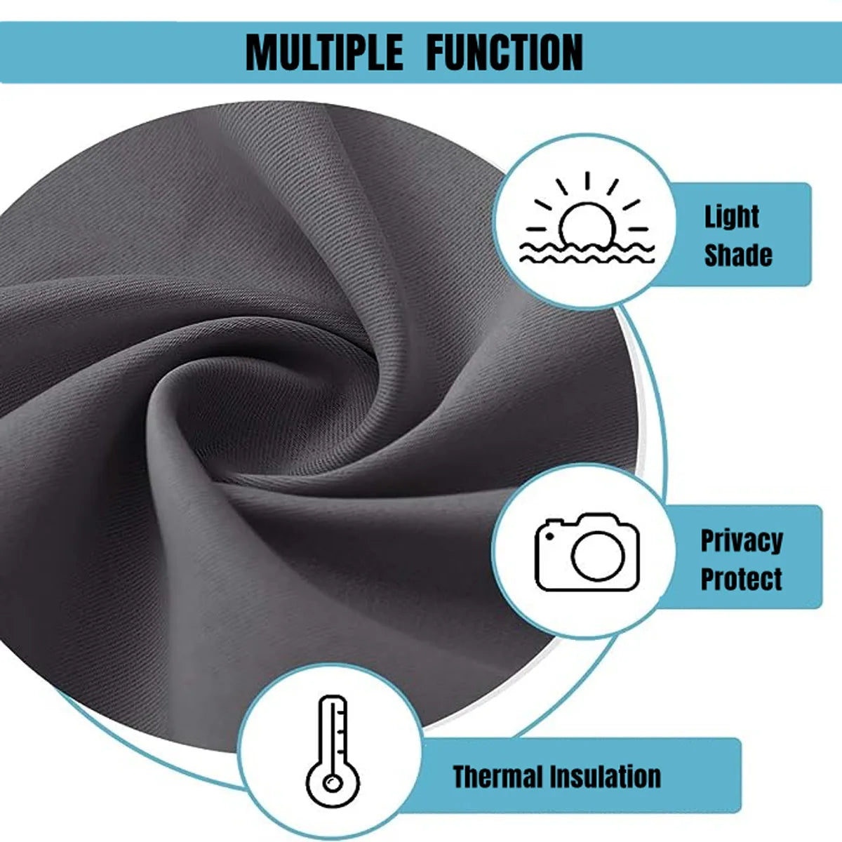 rideau porte double vitrage tissu polyester opaque decoratif bandeau fronce couleur gris foncé rouge