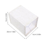cache lampe blanc tissu doré moderne table lampes détachable facile assembly