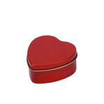 boîtes forme cœur rouge rose contemporaines réutilisables couvercle