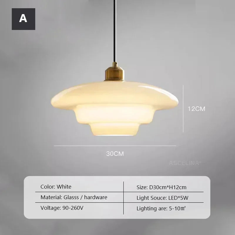 suspension lumineuse moderne blanc doré ampoule e27 câble noir verre rond mat 90 260v