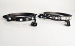 ruban led flexible magnétique noir multicolore 15leds 30leds ip20 ip65 ws2812b adressee