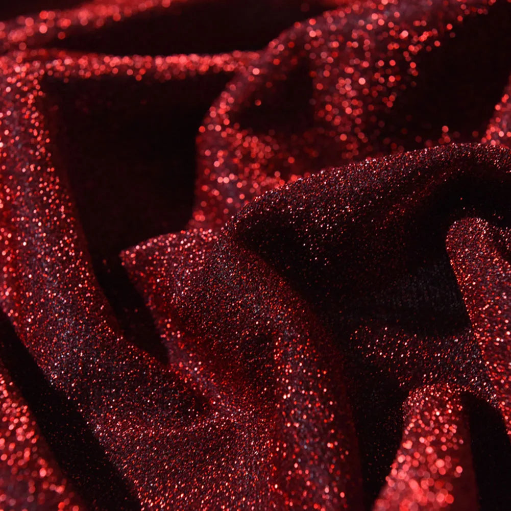 tissu pailleté rose blanc rouge noir bleu glitter occasion spectacle opacité polyester lycra