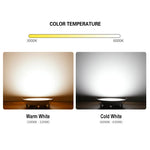 spots led encastrables 7w 9w 12w 15w 18w blanc argent clips modernes