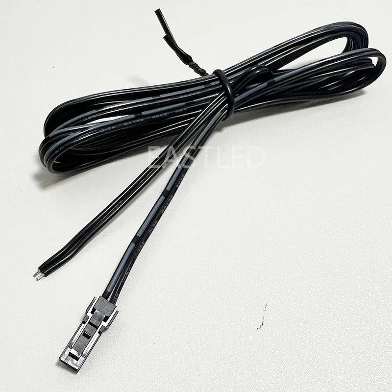 câble led extension fil souder connecteur mâle noir 2m abs moderne clothe cabinet lumière